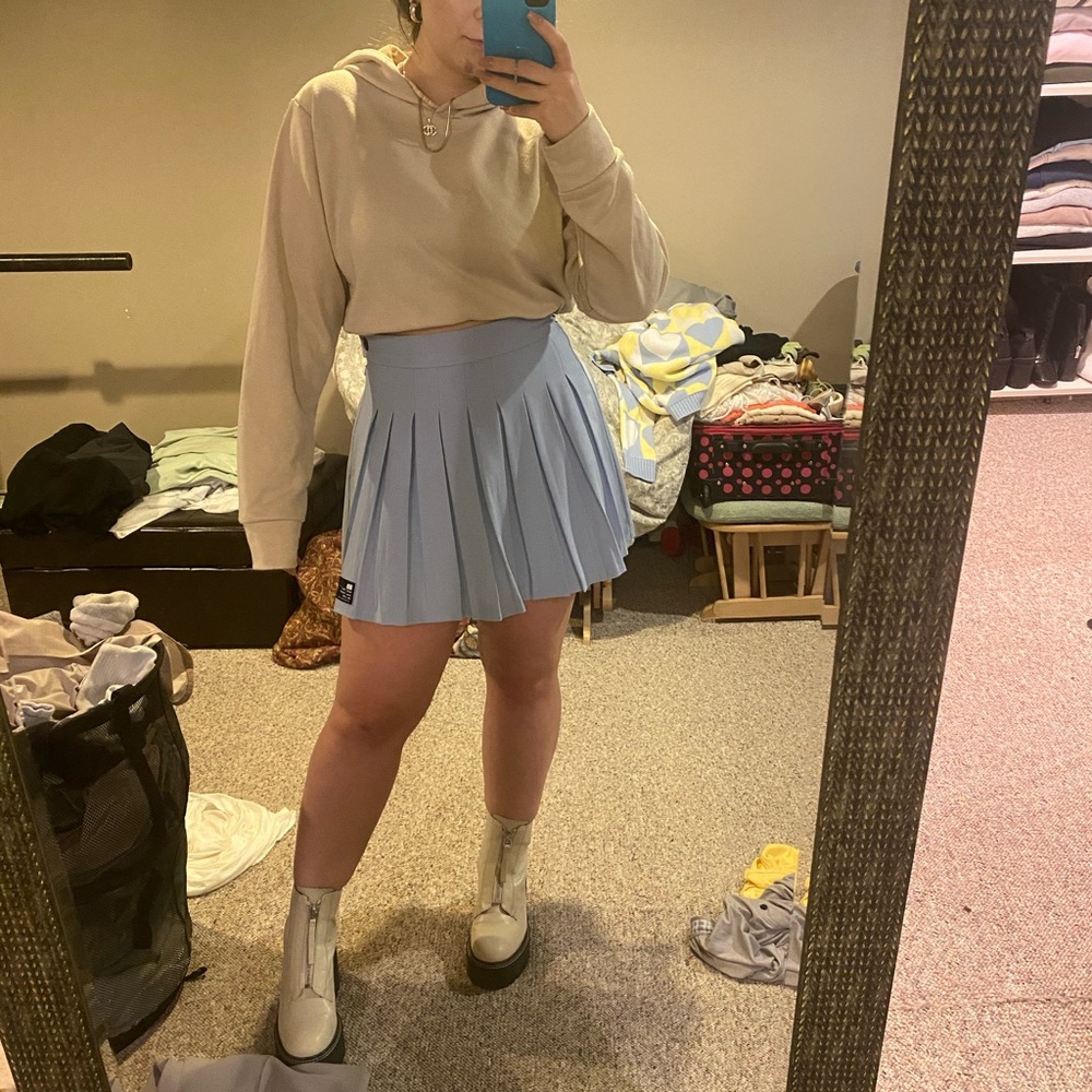 Baby Blue Asos Tennis Skirt
